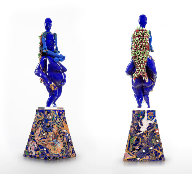 Joyce J. Scott

Aloft,&amp;nbsp;2016-2017

Hand-blown Murano glass processes, beads, thread

37 x 10 x 10 in. (94 x 25.4 x 25.4 cm)

Scot-1124-C