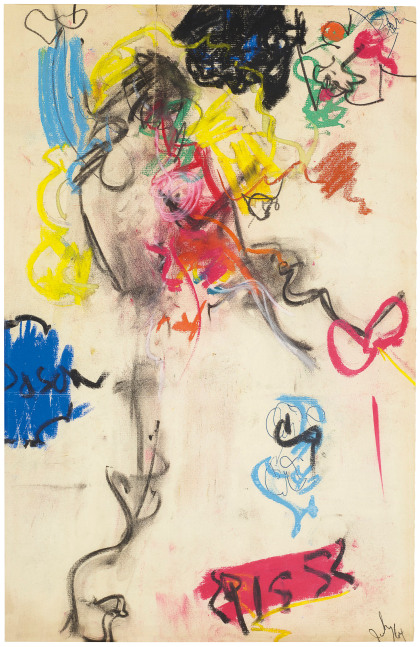 Untitled, 1964
Pastel and ink on paper
19 3/4 x 12 3/4 in. (50.2 x 32.4 cm)
Whit-1000-C-OC