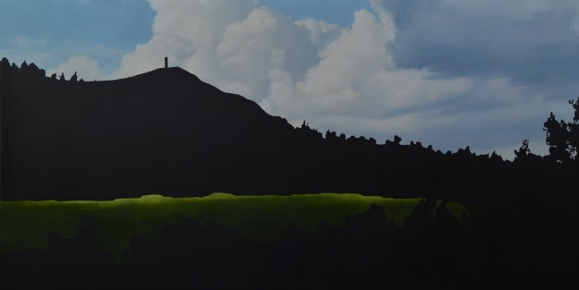 to desire everything and nothing at once, 2021 
Oil on Dibond panel
20 x 40 in. (50.8 x 101.6 cm)
Hoov-1089-C