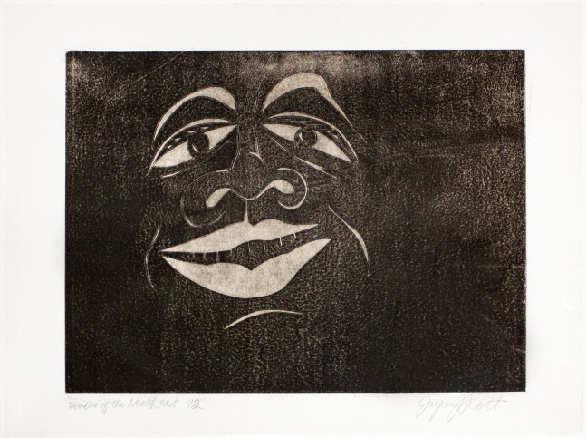 Hoo Doo of the Northwest, 1992&amp;nbsp;
Monoprint
Paper: 22 x 30 in. (55.9 x 76.2 cm)
Frame: 27 x 35 in. (68.6 x 88.9 cm)
Scot-1163-C