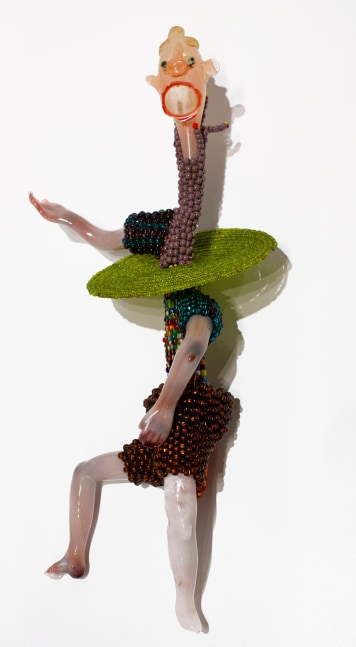 Jester, 2019&amp;nbsp;
Glass, beads, thread, wire
12 1/2 x 6 x 3 in. (31.8 x 15.2 x 7.6 cm)
Scot-1190-C