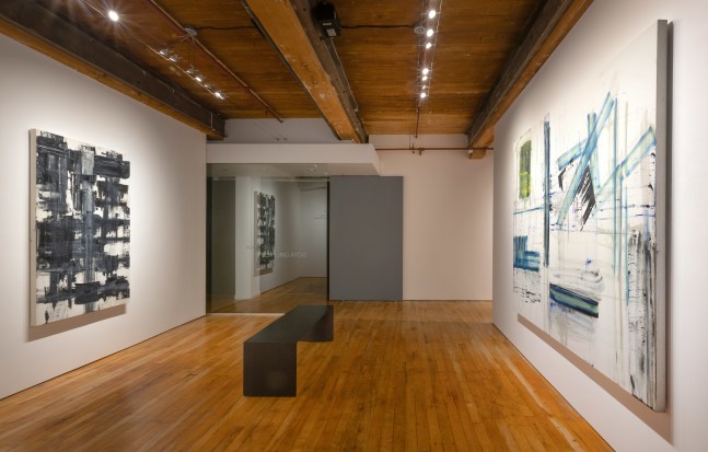 Installation of&amp;nbsp;The Soul Selects: Louise Fishman and Her Heroes, Agnes Martin, Joan Mitchell,
and Eva Hesse&amp;nbsp;at Goya Contemporary Gallery, Baltimore, MD.