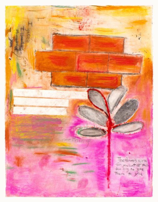 NO shortcuts for greatness, 2020 
Oil stick, pastel, spray paint, charcoal
49 15/16 x 38 5/16 in. (126.8 x 97.3 cm)
Maso-1003-C
