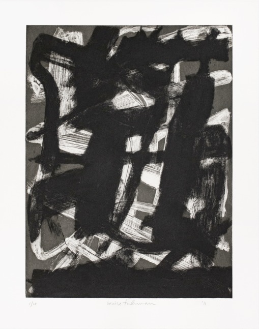 Tout Suite 9,&amp;nbsp;2011

Carborundum aquatint and white ground aquatint

28 5/8 x 23 1/2 in. (72.72 x 59.69 cm)

Edition 1 of 10

Fish-1006-O