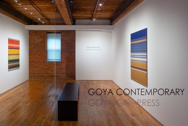 Installation view of Claire Campbell Park: Still Point in the Motion of Being at Goya Contemporary, Baltimore, MD.&amp;nbsp;