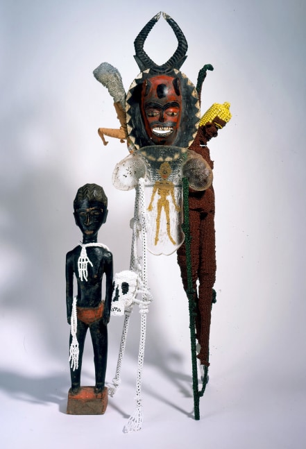 The Many Faces of Love #2,&amp;nbsp;2006

Beadwork, wood, cast glass, wire, thread

44 1/2 x 18 x 12 in. (113 x 45.7 x 30.5 cm)