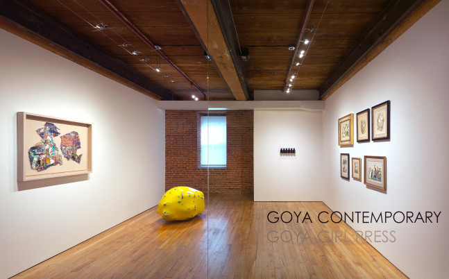 Installation of Repurposed Realities at Goya Contemporary, Baltimore, MD.