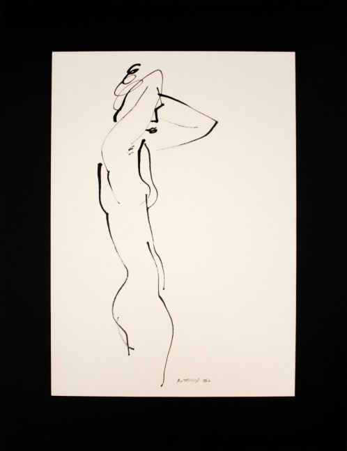 Model, 1962
Ink on paper
Paper size: 17 x 14 in. (43.2 x 35.6 cm)
Mat board size: 21.25 x 16.25 (54 x 41.3 cm)
ROT-1073-C
