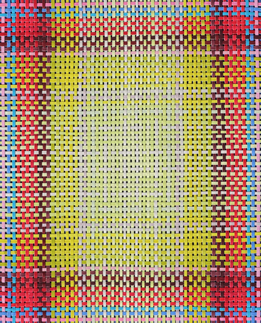 Claire Campbell Park​​​​​​​
Meditation: Aperture, 2020
Woven painted paper
Paper: 5 x 4 1/8 in. (12.7 x 10.5 cm)
Frame: 14 5/8 x 11 1/4 in. (37.1 x 28.6 cm)
Park-1017-C