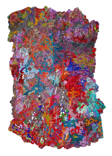 Japanese Silk, 2024-2025
Japanese beads, thread, fishing wire
40.75 x 29 in. (103.5 x 73.7 cm)
Scot-1431-C