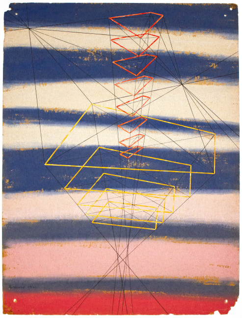 Last Fling (Variation), 1952
Pastel, ink, watercolor
24 x 18 in. (61 x 45.7 cm)
ROT-1057-C
