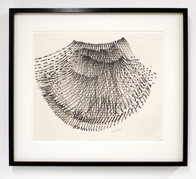 Untitled, 1958
Mixed media on paper
Paper: 16.5 x 20 in. (41.9 x 50.8 cm)
Frame: 24.5 x 27.5 in. (62.2 x 69.8 cm)
Mack-1000-O