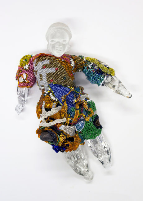 Ancestry / Progeny, Prayers, 2012&amp;nbsp;
Peyote stitched glass beads, cast glass
12 x 9 x 3 1/2 in. (30.5 x 22.9 x 8.9 cm)
Scot-1017-C