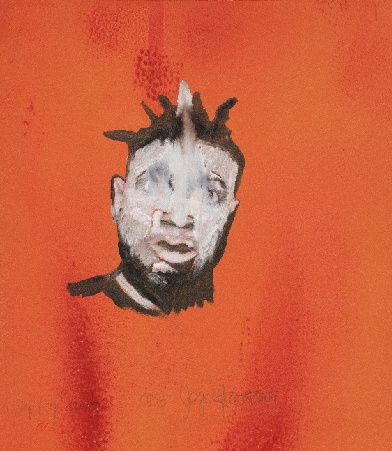 Hip Hop Saints and Fallen Angels: ODB, 2014 
Monotype
Print: 12 x 9 in. (30.5 x 22.9 cm)
Frame: 17 x 14 in. (43.2 x 35.6 cm)
Published by Goya Contemporary / Goya-Girl Press
Scot-1056-C