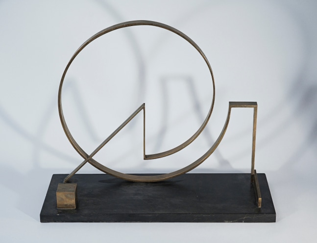 Archimedes II, 1991
Bronze, slate
15 x 19 x 7 in. (38.1 x 48.3 x 17.8 cm)
ROT-1029-C