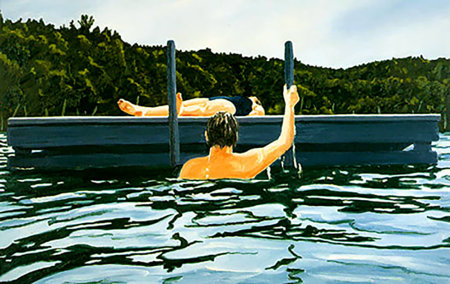 Raft,&amp;nbsp;2002

Oil on canvas

54 x 84 in. (137.2 x 213.4 cm)

Bos-0002-O