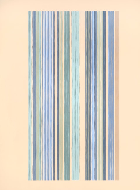 Gene Davis
Blue Bird, 1978
Acrylic on Canvas
93 3/4 x 68 in. (238.1 x 172.7 cm)
Private collection