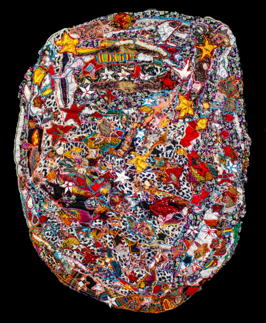 Flower Garden, 1989 
Fabric, thread, mixed media
57 x 44 in. (144.8 x 111.8 cm)
TScot-1017-C
On Hold