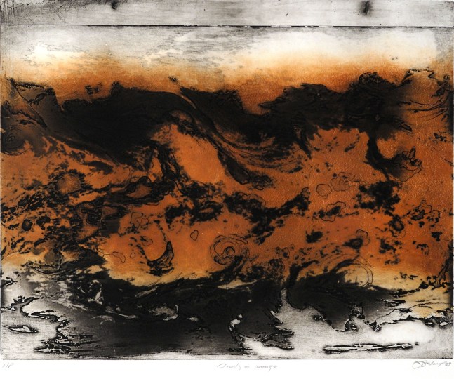 Cloud Map in Orange, 2009&amp;nbsp;
Etching
22 x 30 in. (55.88 x 76.2 cm)
AP Edition
SOL-0070-C