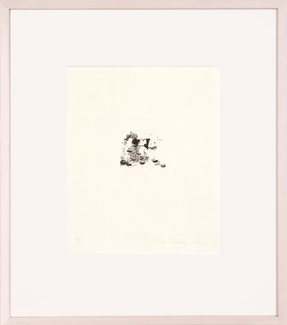 Ellen Gallagher

Alias II,&amp;nbsp;2000

Lithograph

Paper: 13 3/4 x 11 1/8 in. (34.9 x 28.3 cm)

Frame: 23 7/8 x 20 7/8 in. (60.6 x 53 cm)

Edition 28 of 32

GAL-0018-O