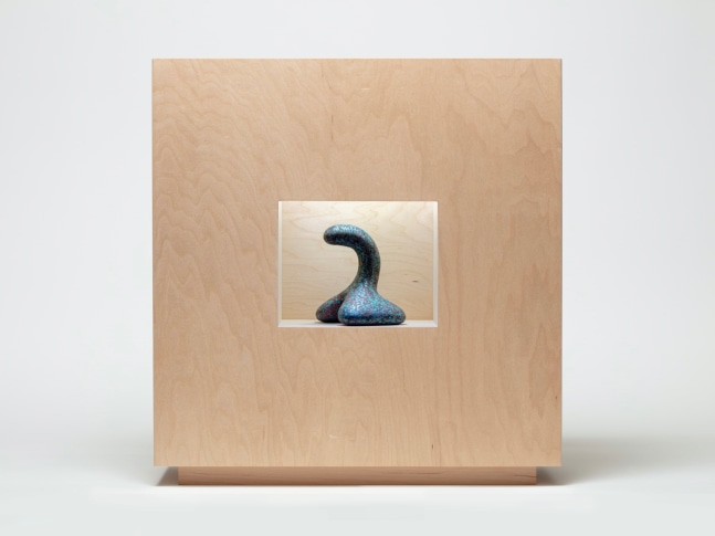 Ken Price

Curley,&amp;nbsp;2005

Fired and hand painted clay in lighted wooden display box

Sculpture: 4 1/2 x 4 x 3 in. (11.4 x 10.2 x 7.6 cm)

Box: 19 x 18 8 in. (48.3 x 45.7 x 20.3 cm)

Edition&amp;nbsp;19&amp;nbsp;of 35&amp;nbsp;

Private collection