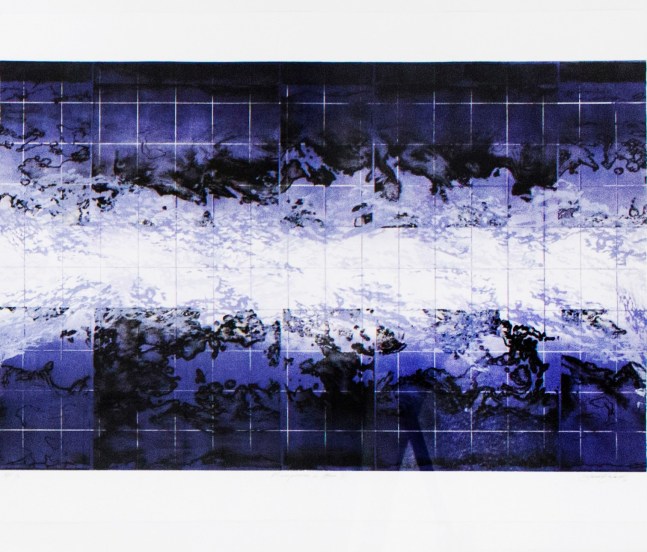 Atmospheres in Blue III,&amp;nbsp;2009

Monoprint, silkscreen, solar etching

25 x 34 in. (63.5 x 86.4 cm)

AP edition 2 of 10

Sala-1087-C-OS