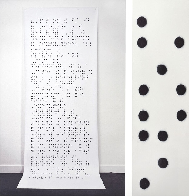 Braille Emancipation, 2011 
Archival pigment print
120 x 60 in. (304.8 x 152.4 cm)
Edition 1 of 10
Clar-1062-C