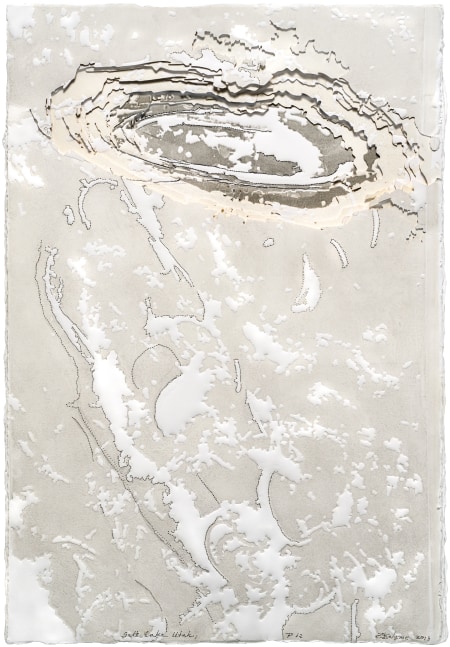 Territories Series: Salt Lake, Utah, 2013
Printing, laser cutting, embossing and sewing on 600g Fabriano paper
24 x 16 in. (61 x 40.6 cm)
AP edition of 3