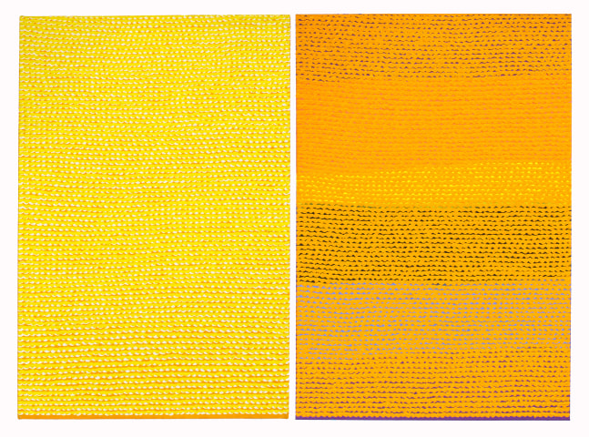 Untitled (Yellow and Orange), 2010 
Oil on Canvas
36 x 48 in. (91.4 x 121.9 cm)
Kees-1020-C