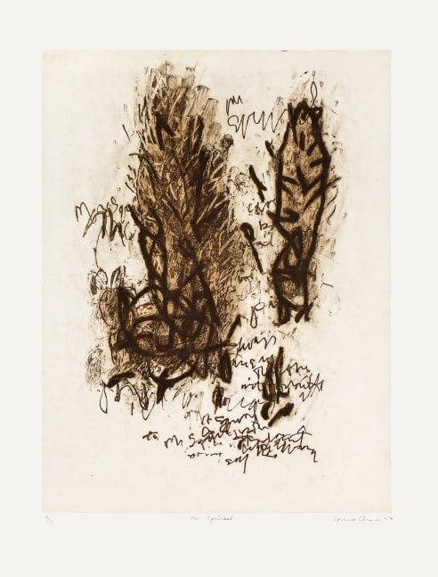 Mr. Squirrel, 1997
Solar etching on Somerset white paper
31 x 22 in. (78.86 x 55.88 cm)
Edition of 10
Printed and published by Goya Contemporary / Goya-Girl Press
CHA-0143-CO