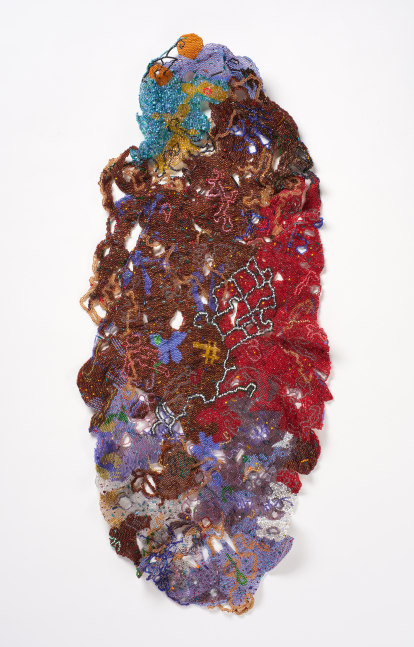 Hide,&amp;nbsp;2023
Glass beads, wire, thread
28.5 x 13 in. (72.4 x 33 cm)
Scot-1280-C