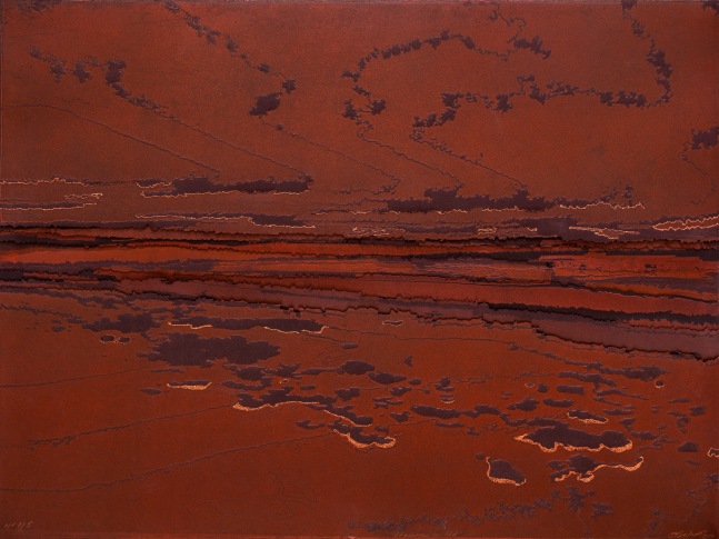 Atacama in Red, 2017
Printing, laser cutting, embossing, embroidery on 600g Fabriano paper
Paper: 30 x 40 in. (76.2 x 101.6 cm)
Frame: 34 x 44 in. (86.4 x 111.8 cm)
Edition of 5
Private Collection