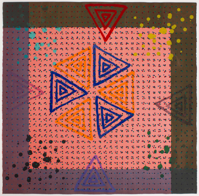 The International Teddy Bear, B5, 1973
Silkscreen and dye
21 3/4 in. x 22 in. (55.2 x 55.9 cm)
Edition 20 of 75
Shie-1005-C
