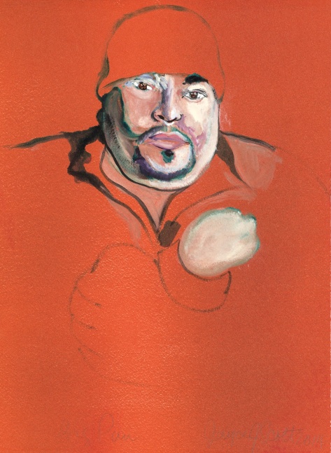 Joyce J. Scott
Hip Hop Saints and Fallen Angels: Big Pun, 2014&amp;nbsp;
Monotype
Print: 14 x 10 inches
Frame: 19 1/4 x 15 1/4 inches
Scot-1051-C
Published by Goya Contemporary / Goya-Girl Press