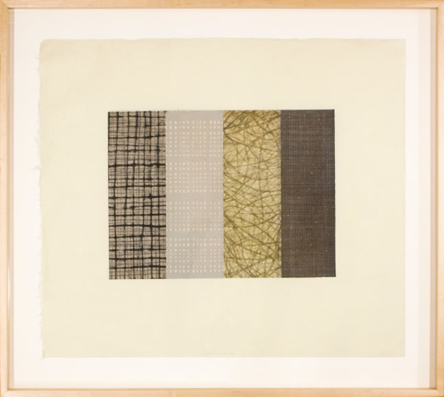Seer, Actor, Knower, Doer 34-02-MP, 2002 
Acrylic monoprint
22 1/2 x 25 in. (57.15 x 63.5 cm)
Shap-0036-C