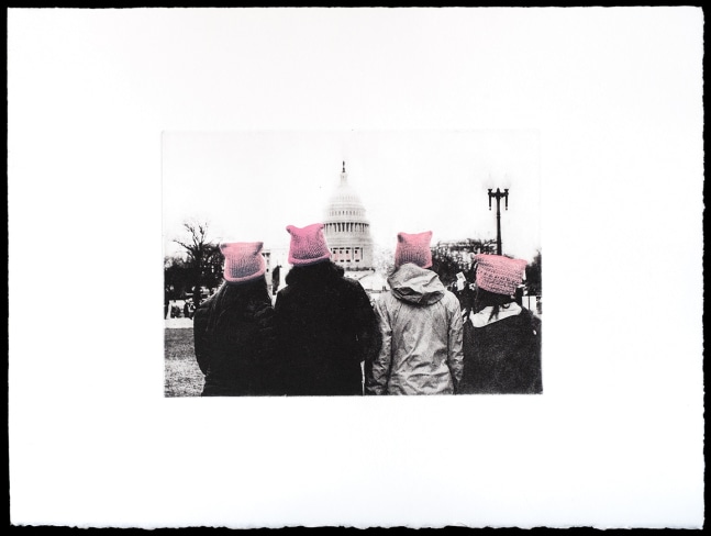 Women&amp;#39;s March&amp;nbsp;I, 2017

Solar plate etching&amp;nbsp;with hand coloring

11 x 15&amp;nbsp;in. (27.9 x 38.1 cm)

Edition of 20

Published by Goya Contemporary / Goya-Girl Press

Sala-1219-C