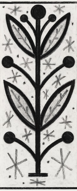Sprout Flake 2, 2024
Vine charcoal on paper
Paper: 21.5 x 8.75 in. (54.6 x 22.2 cm)
Frame: 28.75 x 15.75 in. (73.03 x 40 cm)
Weis-1091-C