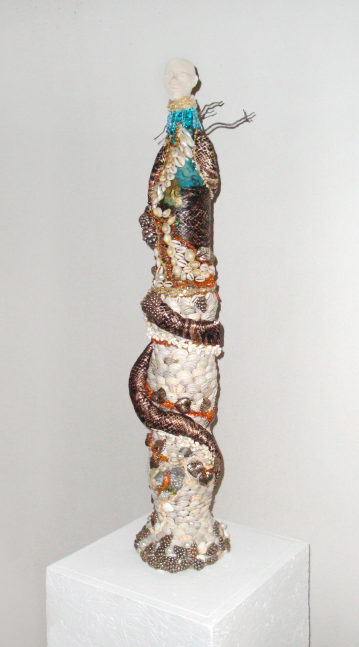 Oletha DeVane

Elegba,&amp;nbsp;2007

Mixed media

30 x&amp;nbsp;4 x&amp;nbsp;4 in. (76.2 x 10.2 x 10.2 cm)