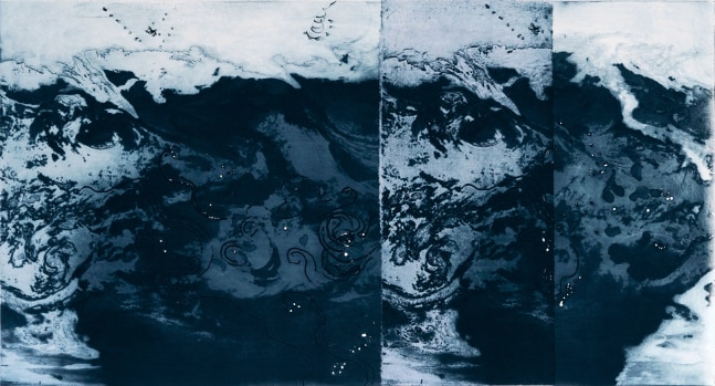 Cloud &amp;amp; Stars,&amp;nbsp;2007
Etching &amp;amp; chine colle
24 1/2 x 35 1/2 in. (62 x 90 cm)
AP edition&amp;nbsp;1 of&amp;nbsp;10
Private Collection