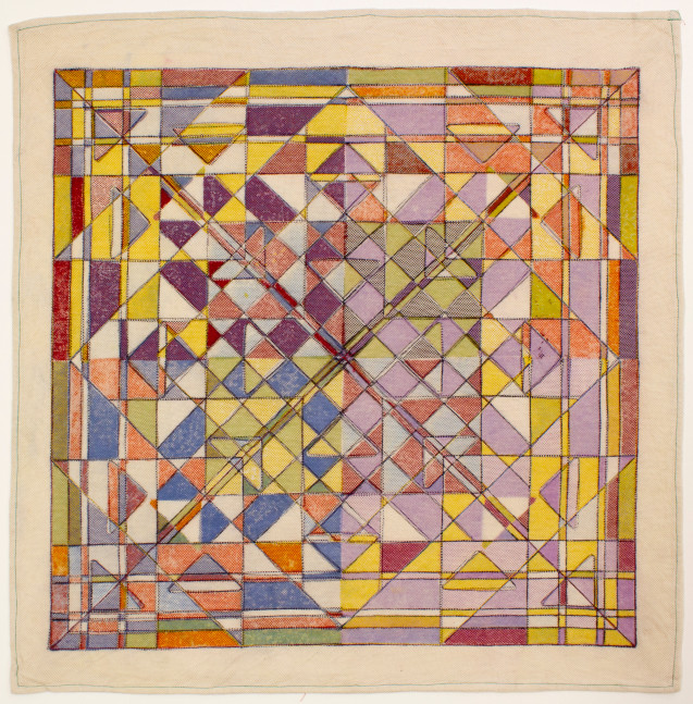 Good Brother, 1980
Cotton dyes, woodblock on unbleached cotton muslin
27 1/2 x 27 1/2 in. (69.8 x 69.8 cm)
Edition 10 of 19
Shie-1020-C