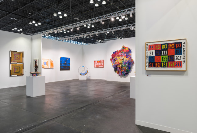 Goya Contemporary Gallery at The Armory Show 2025, Booth #426
Presenting works by Alfred Jensen, Amalie Rothschild, Joyce J. Scott, and Madeleine Keesing
Photo: Silvia Ros