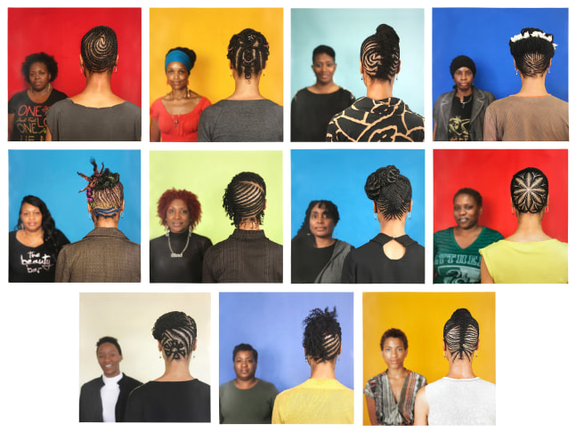 Hair Craft Project, 2014
Series of 11 pigment prints on archival paper
Paper size: 29 x 29 in. (73.7 x 73.7 cm) each
Image size: 26 x 26 in. (66 x 66 cm) each
Edition of 10
Clar-1048&amp;nbsp;-&amp;nbsp;1058-C