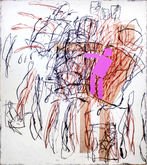 Wirewalker, 1990 - 1991&amp;nbsp;
Oil on Canvas
80 x 70 in. (203.2 x 177.8 cm)
Chas-1004-O