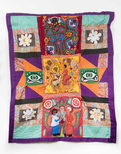 Three Generation Quilt I, 1983 
Fabric, thread
57 x 46 in. (144.8 x 116.8 cm)
TScot-1189-C