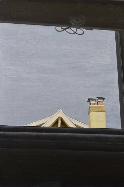 Untitled (Neighbors), 2013&amp;nbsp;
Oil on Panel
18 x 12 in. (45.7 x 30.5 cm)
Hoov-1023-C