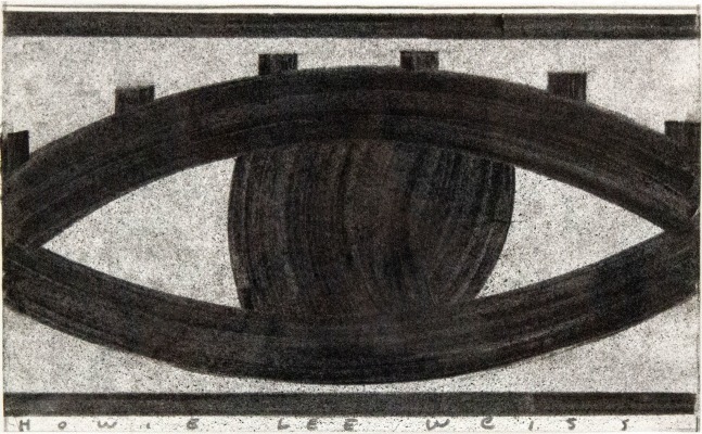 Untitled (Eye 1), 2024
Vine charcoal on paper
Paper: 4.63 x 7.5 in. (11.8 x 19.1 cm)
Frame: 11.63 x 14.63 in. (29.54 x 37.16 cm)
Weis-1092-C