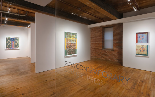 Installation&amp;nbsp;of Alan Shields: Of His Time and Ahead Of His Time at Goya Contemporary Gallery, Baltimore, MD.