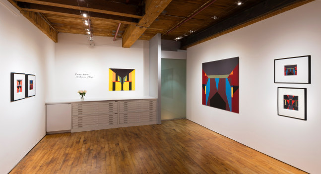 Installation of&amp;nbsp;Fanny San&amp;iacute;n: The Balance of Color&amp;nbsp;at Goya Contemporary, Baltimore, MD.