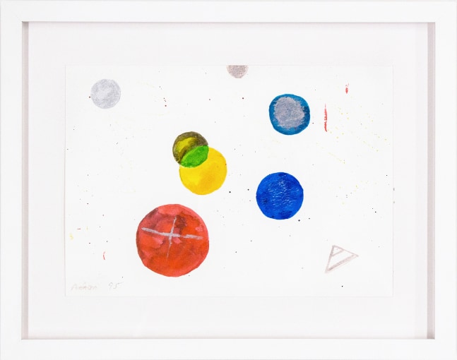 Untitled, 1995 
Watercolor on Paper
8 1/4 x 11 9/16 in. (21 x 29.5 cm)
Frame: 12 3/4 x 16 1/4 inches
Adna-1001-O