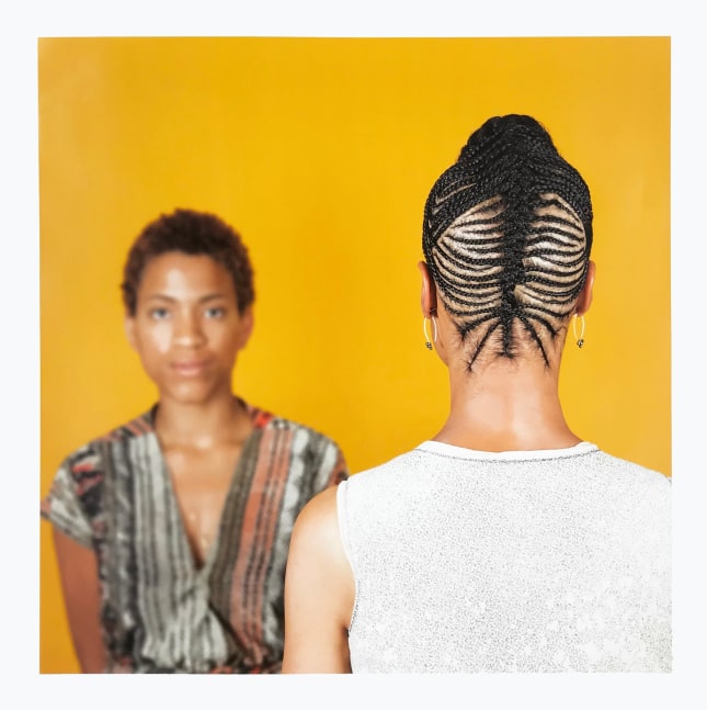 Hair Craft Project with Kamala, 2014
Pigment print on archival paper
29 x 29 in. (73.7 x 73.7 cm)
Edition of 10
Clar-1018-C